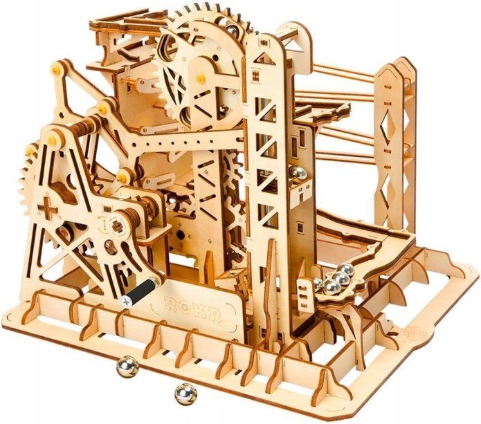 Tor Mechaniczny Robotime z drewna